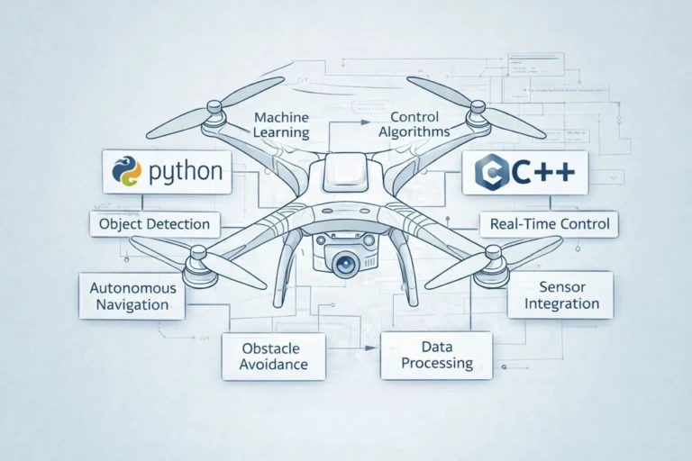 Comparing Python and C++ for Autonomous System Control