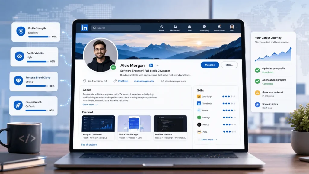 LinkedIn tech career profile optimization for tech professionals