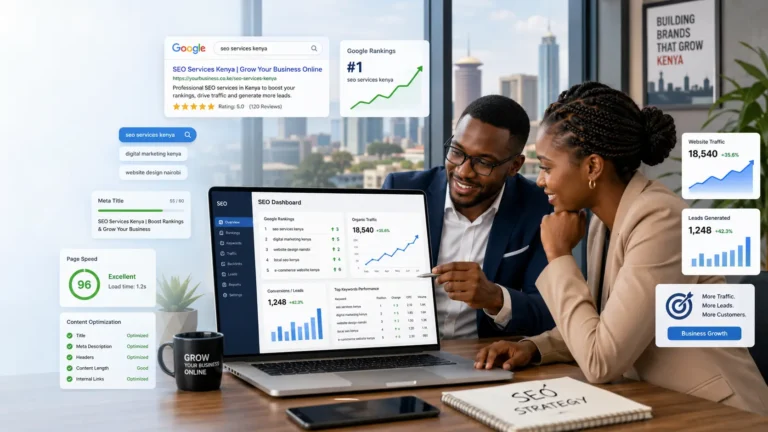 SEO services in Kenya helping businesses rank higher on Google