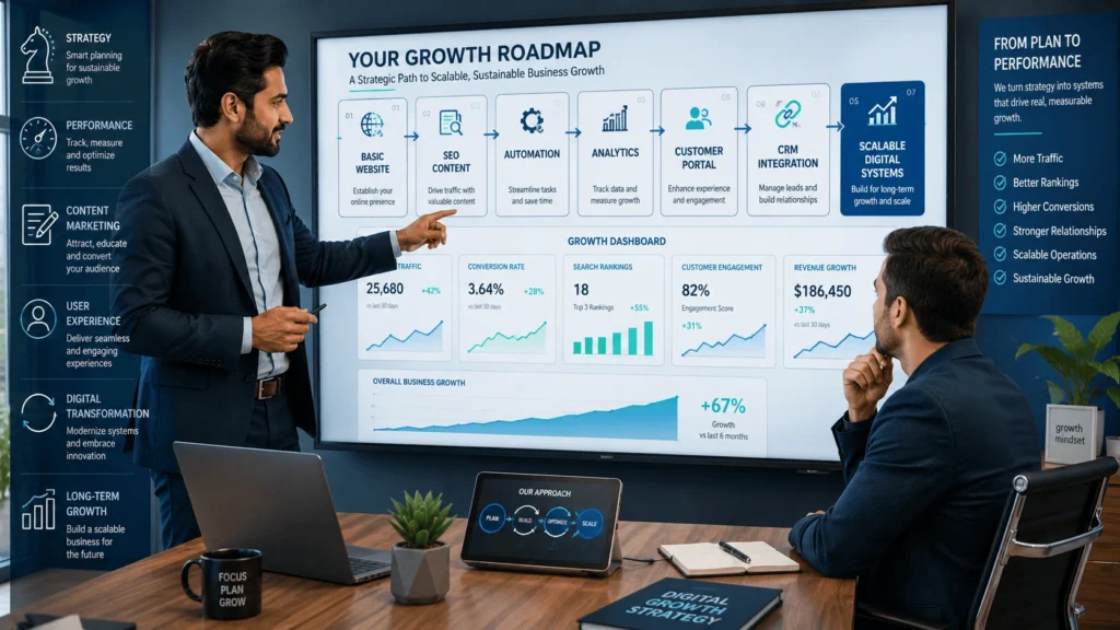Digital platform strategy for scaling business online