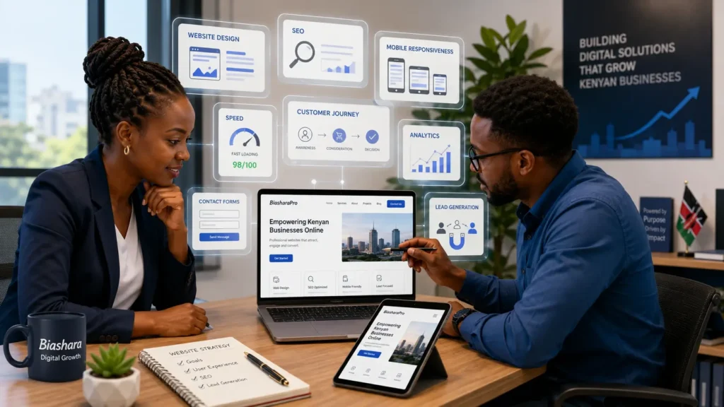 Strategic website development for Kenyan businesses